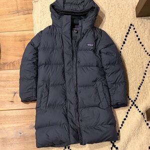 Patagonia girls Kids Puffer Jacket - grey blue